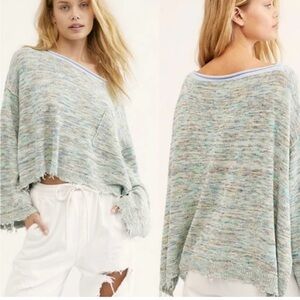 FP Movement by Free People V-Neck Sweater in Multicolor